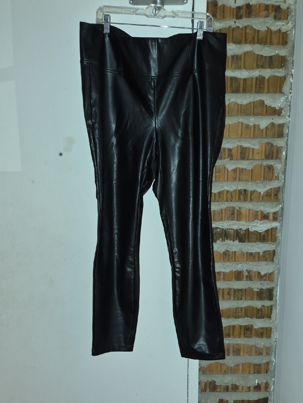 Laundry Shelli Segal Leather-look Leggings Sixe 1X XL